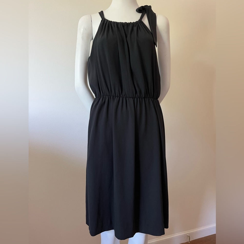 Theory Elegant Black Sleeveless Dress